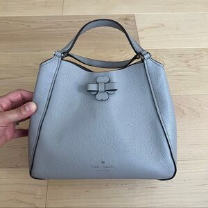 Kate Spade Light Gray Shoulder Bag